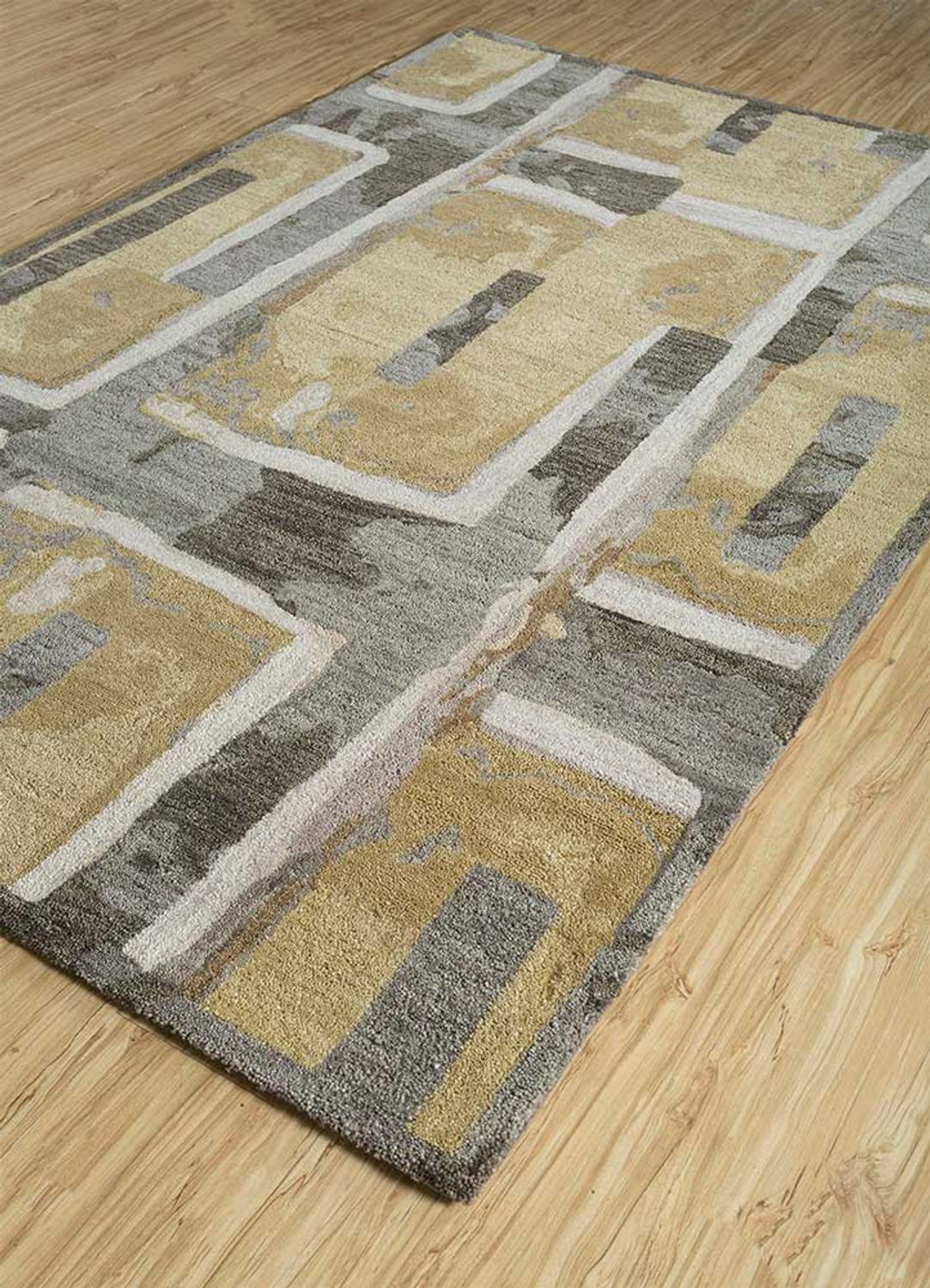 Wollteppich - 270 x 180 cm - gold - Image 2
