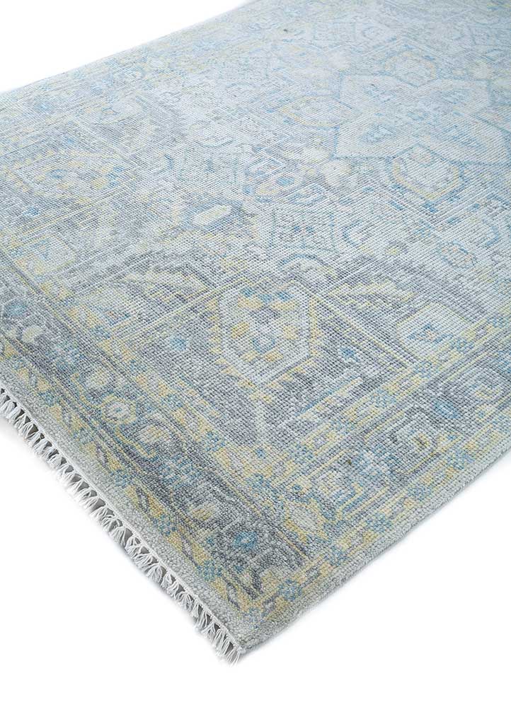 Wollteppich - 270 x 180 cm - hellblau - Image 2
