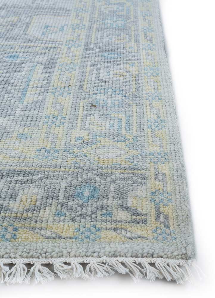 Wollteppich - 270 x 180 cm - hellblau - Image 3