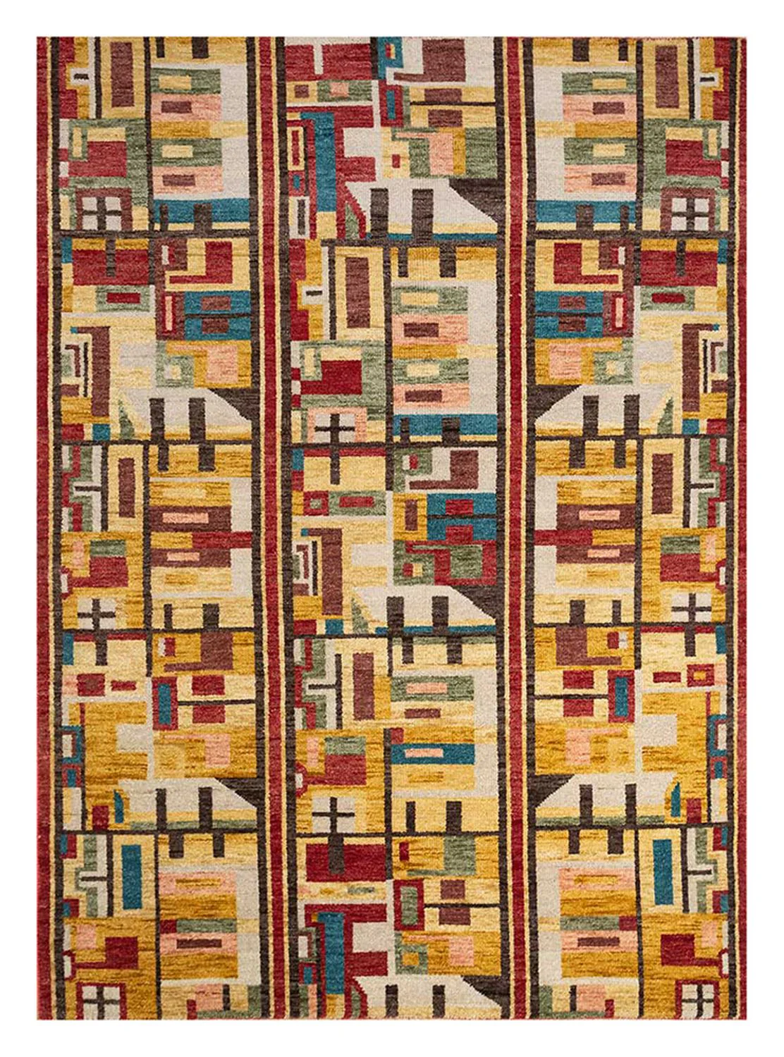 Wollteppich - 270 x 180 cm - orange