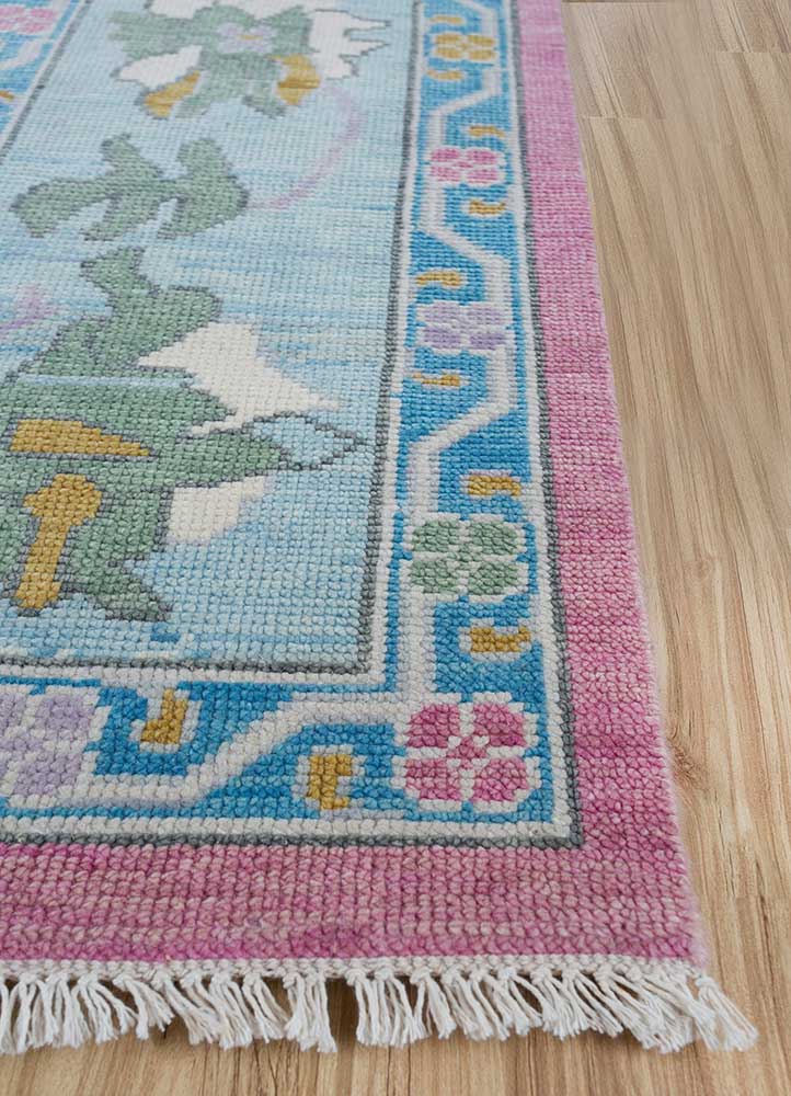 Wollteppich - 270 x 180 cm - rosa - Image 3