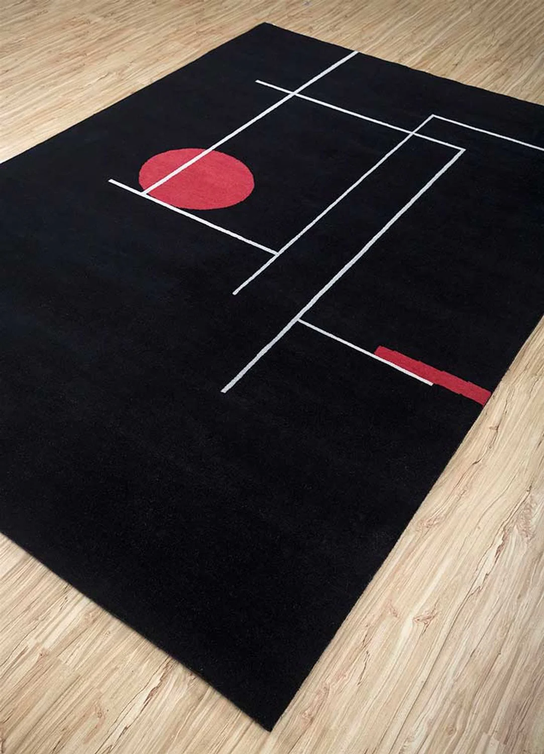 Wollteppich - 270 x 180 cm - schwarz - Image 2