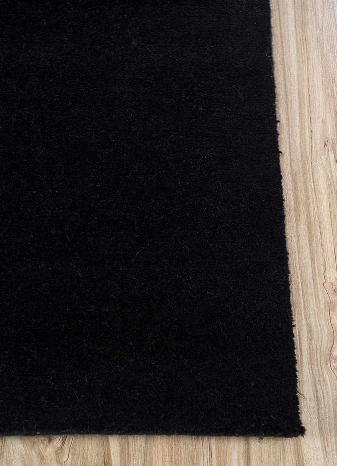 Wollteppich - 270 x 180 cm - schwarz - Image 3
