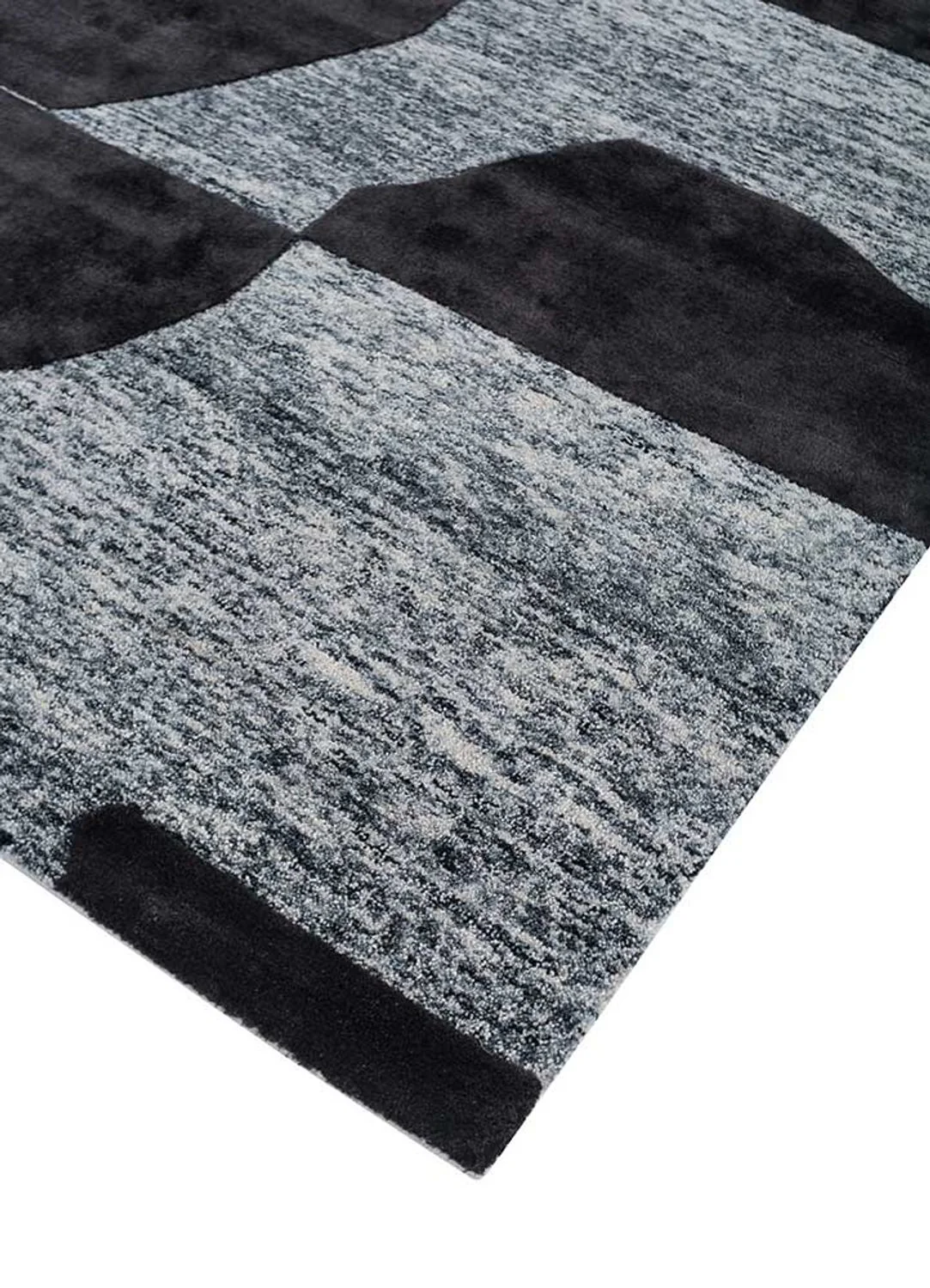 Wollteppich - 270 x 180 cm - schwarz-weiß - Image 2