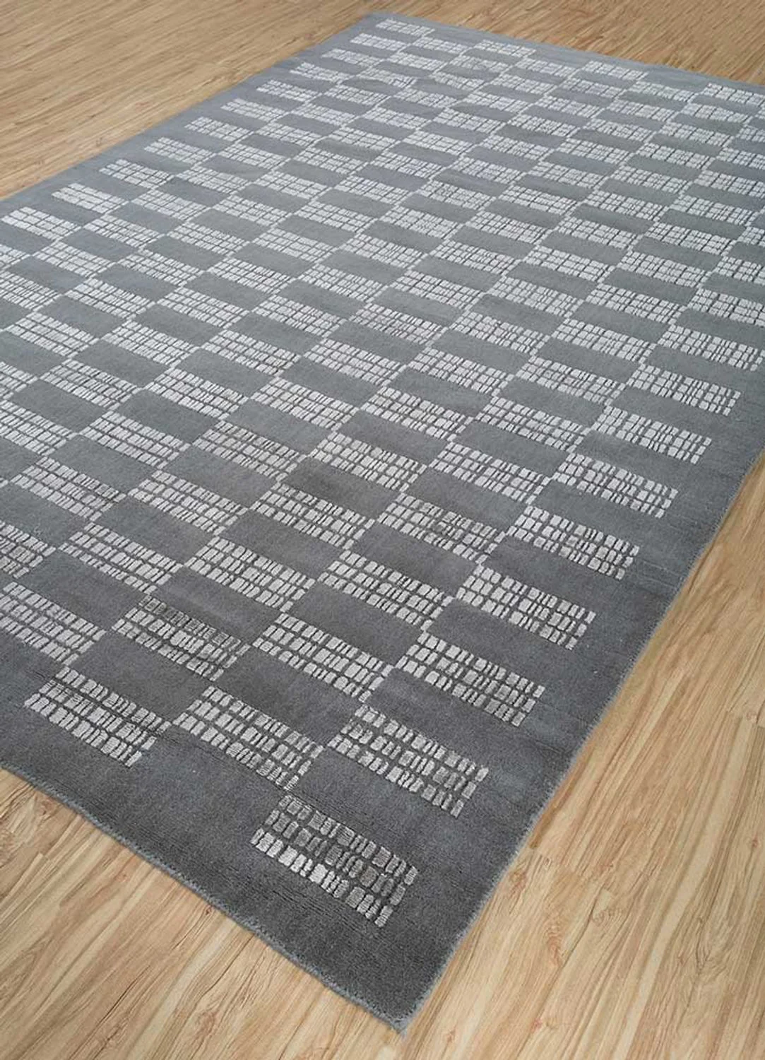 Wollteppich - 270 x 180 cm - schwarz-weiß - Image 2