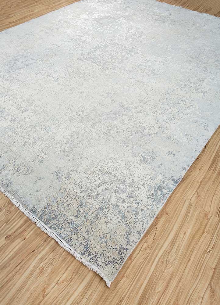 Wollteppich - 298 x 235 cm - silber - Image 2