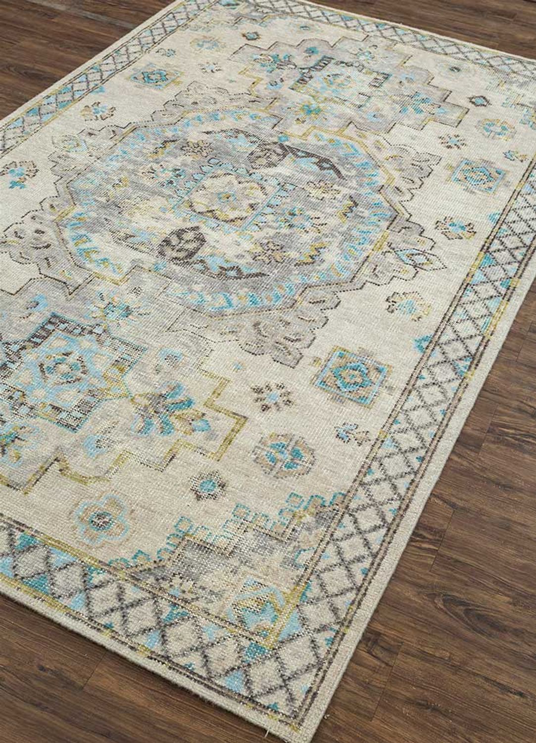 Wollteppich - 300 x 200 cm - creme - Image 2