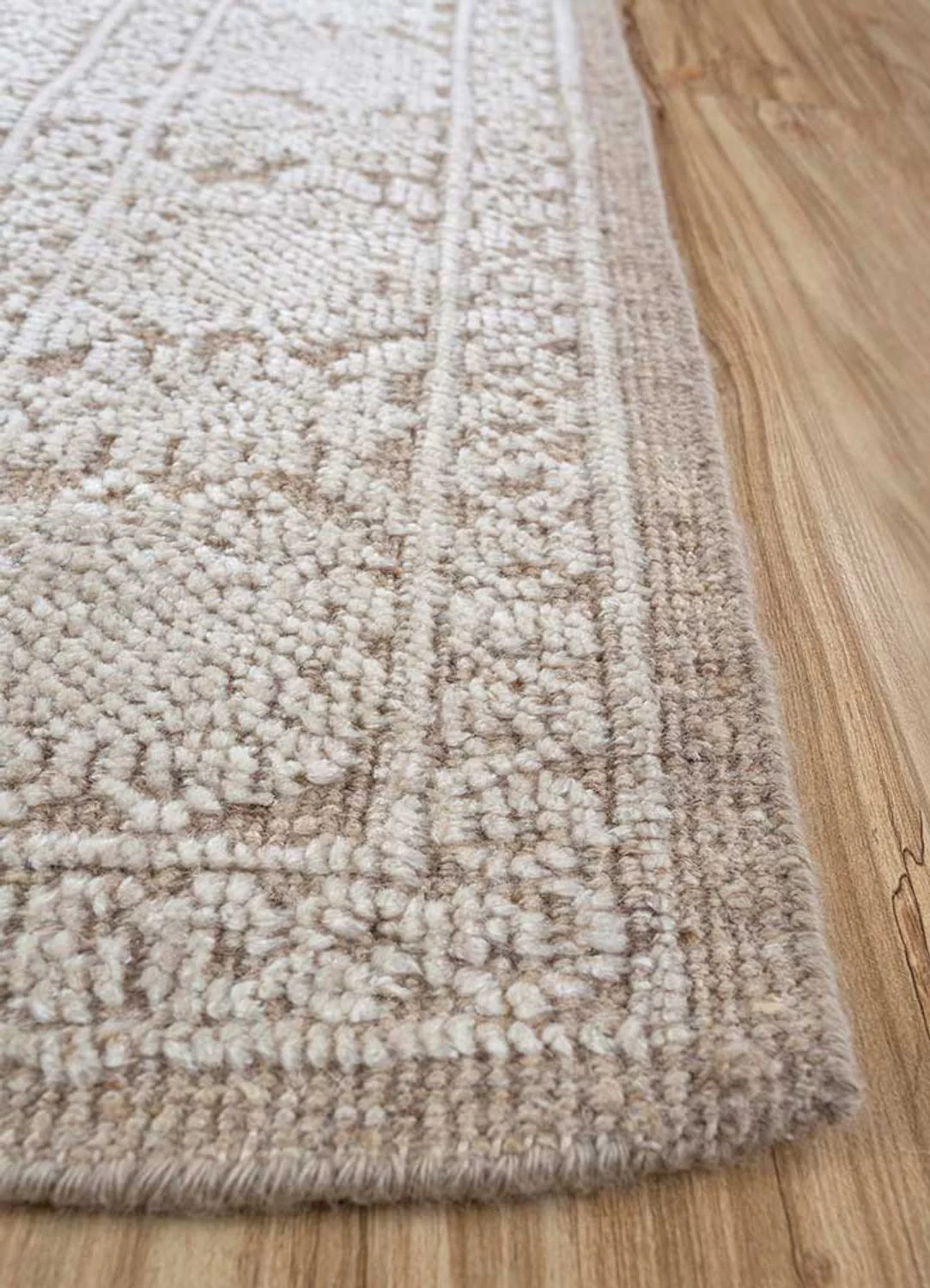 Wollteppich - 300 x 240 cm - beige - Image 3
