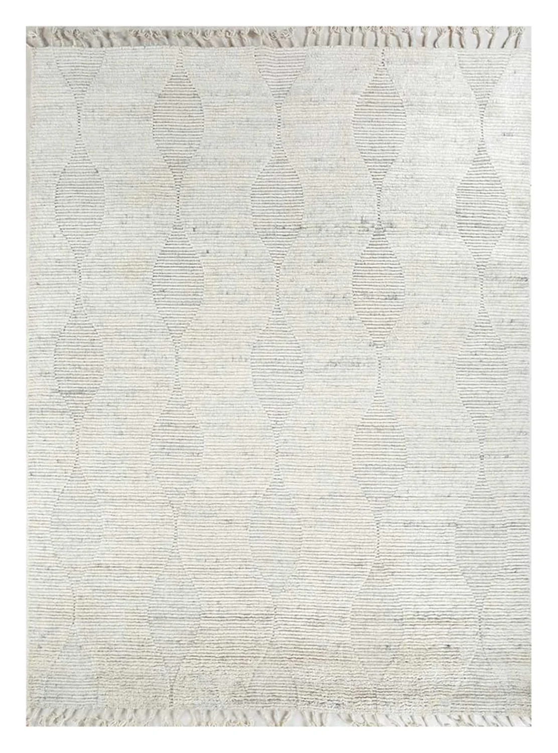 Wollteppich - 300 x 240 cm - creme
