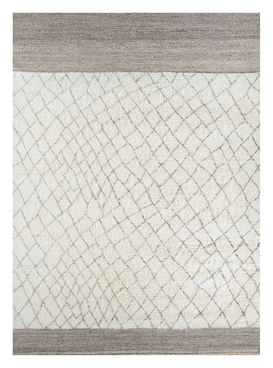 Wollteppich - 300 x 240 cm - creme