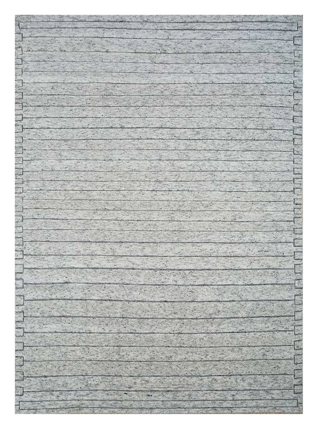 Wollteppich - 300 x 240 cm - grau