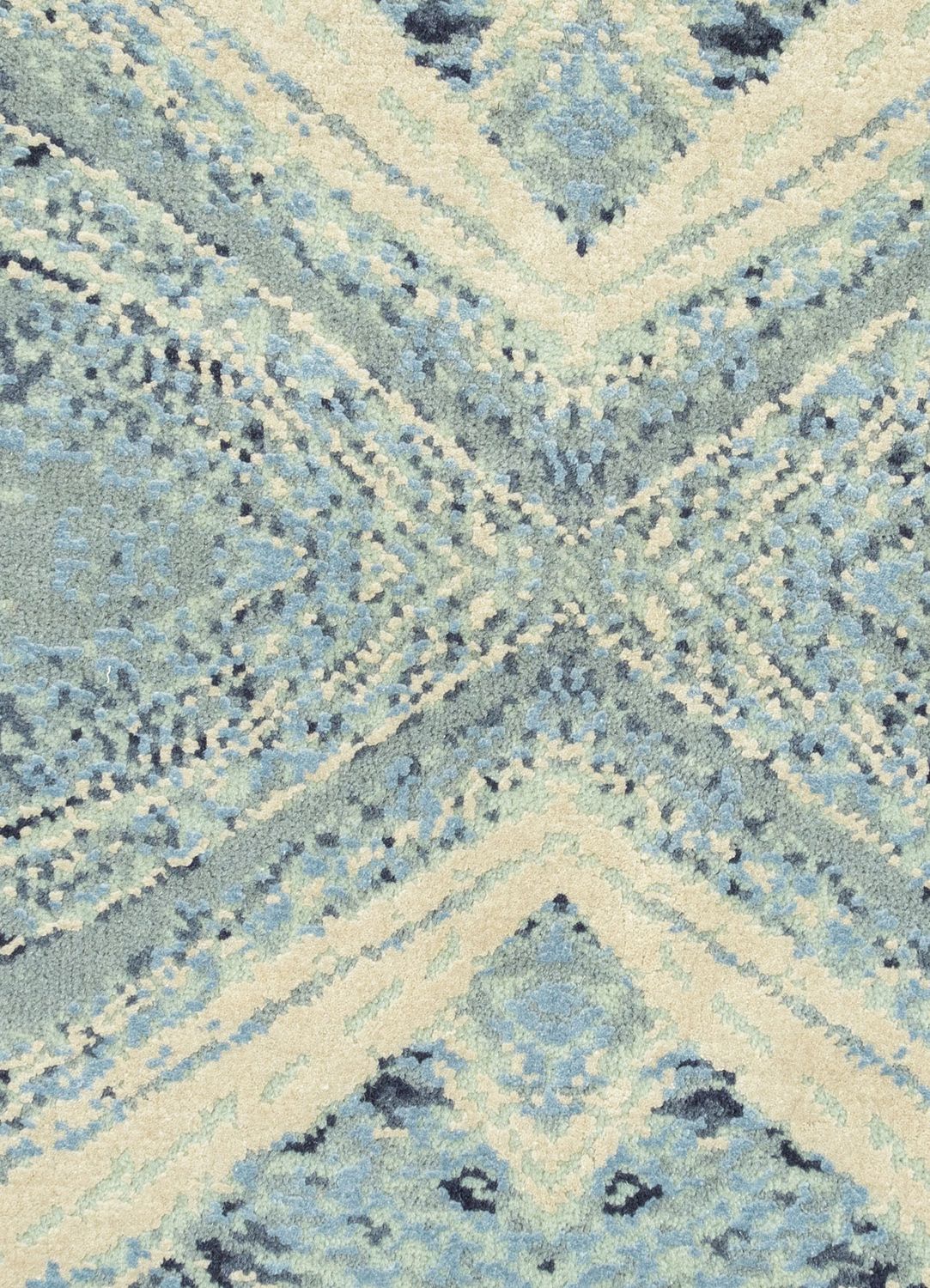 Wollteppich - 300 x 240 cm - hellblau - Image 4