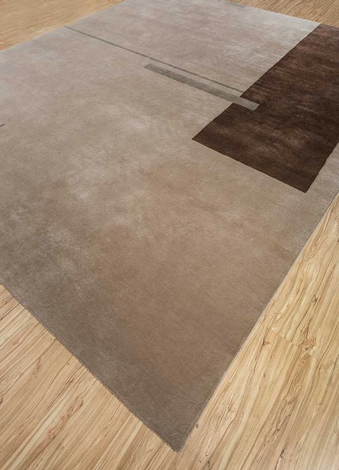 Wollteppich - 300 x 240 cm - hellbraun - Image 2
