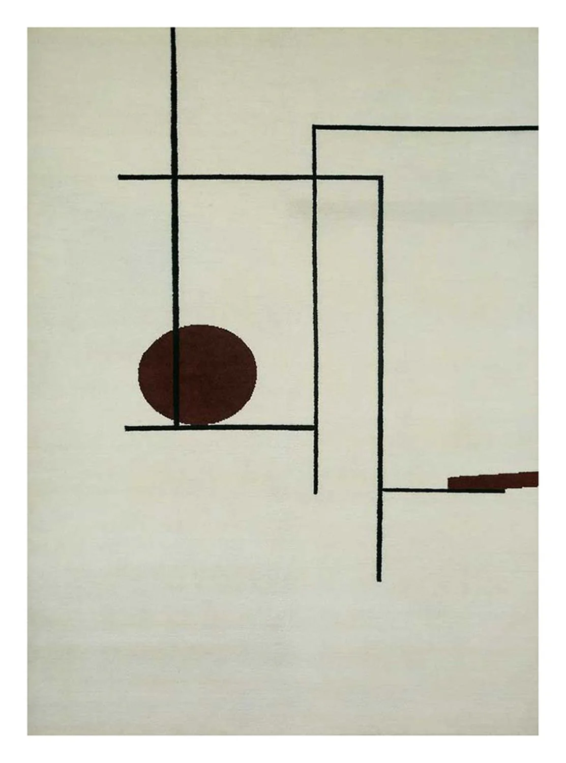 Wollteppich - 300 x 240 cm - hellgrau