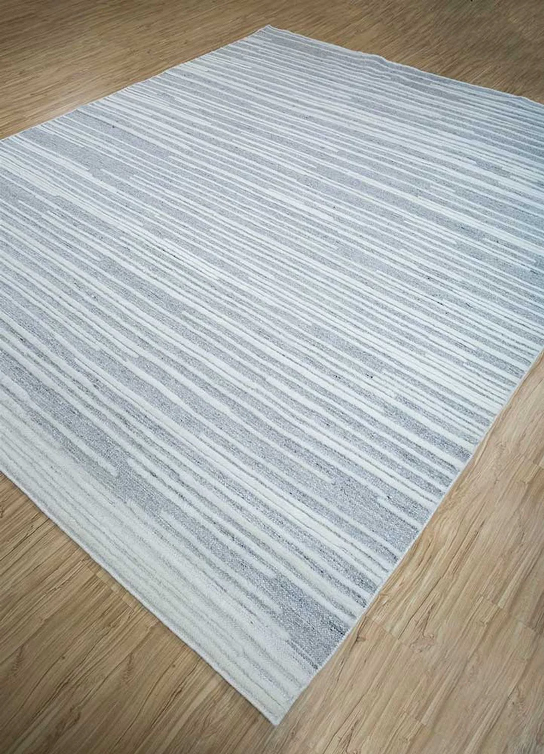 Wollteppich - 300 x 240 cm - hellgrau - Image 2