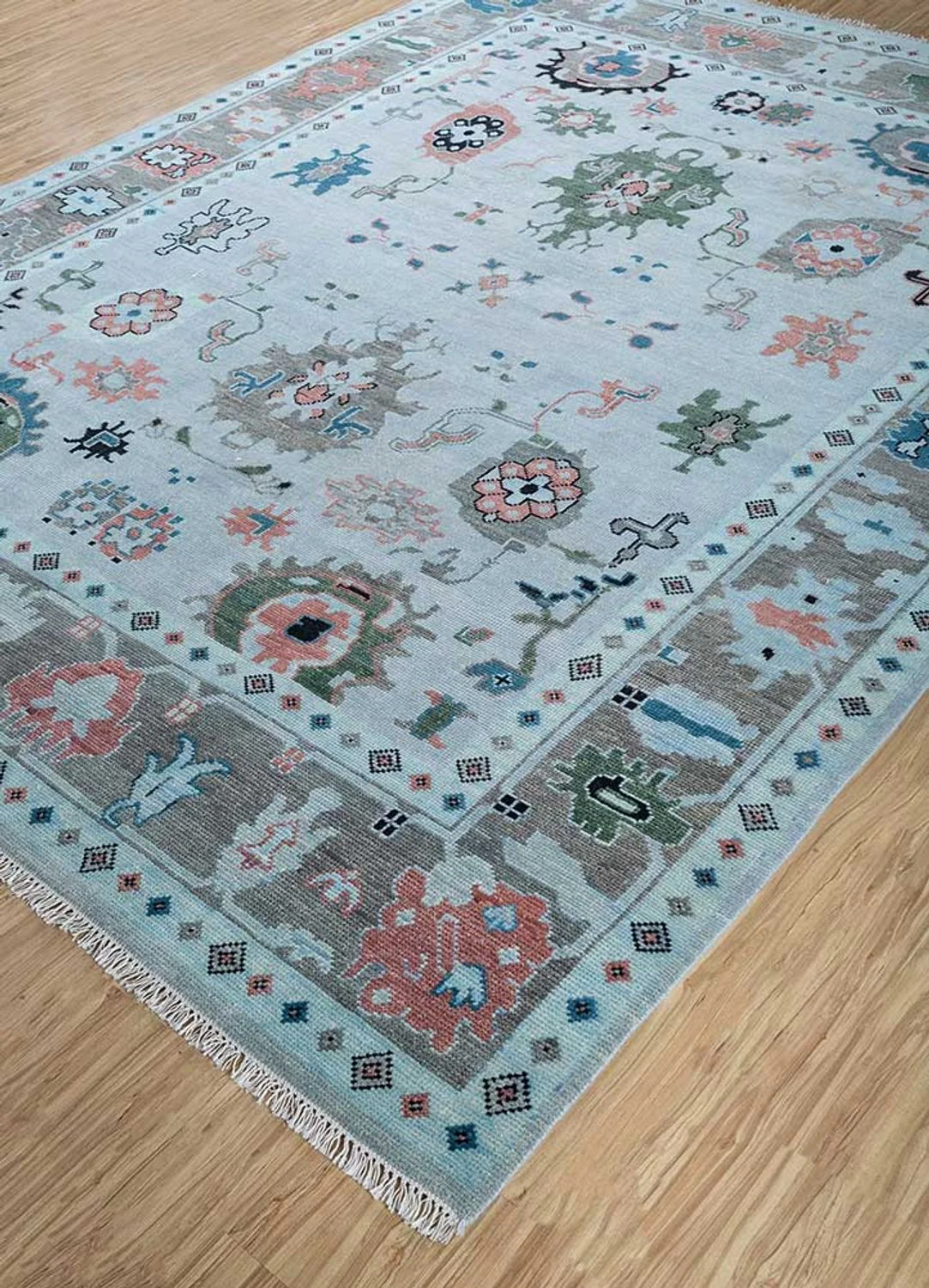 Wollteppich - 300 x 240 cm - lichtblau - Image 2
