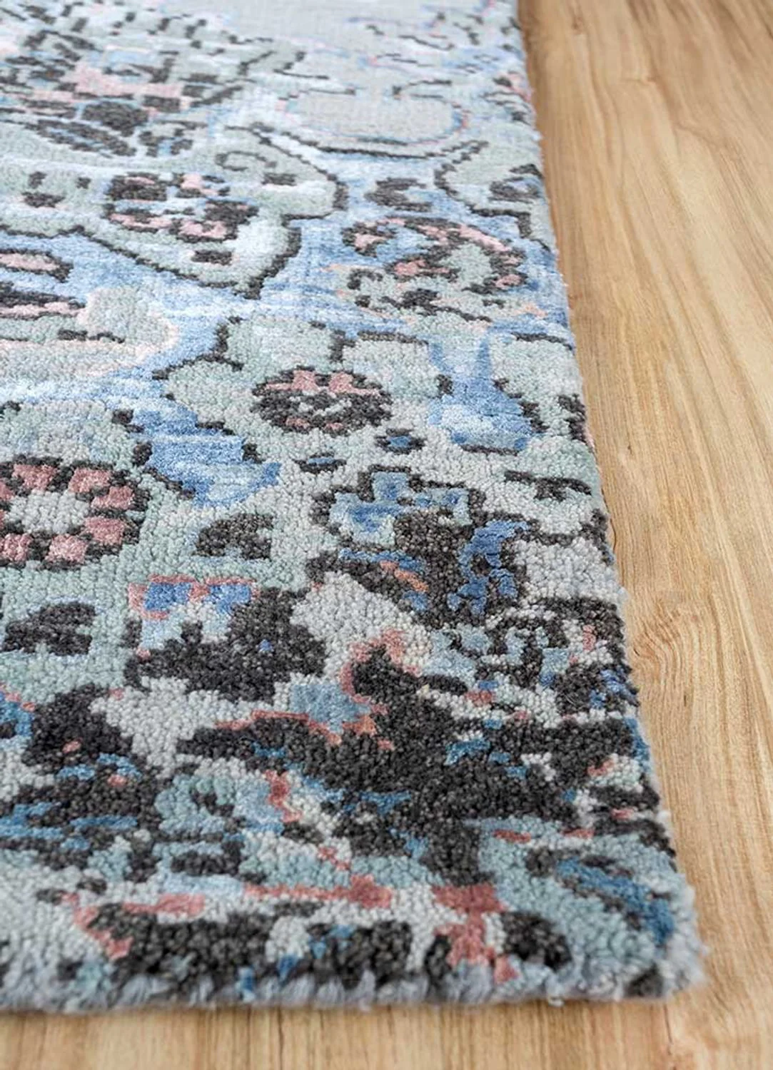 Wollteppich - 300 x 240 cm - lichtblau - Image 3