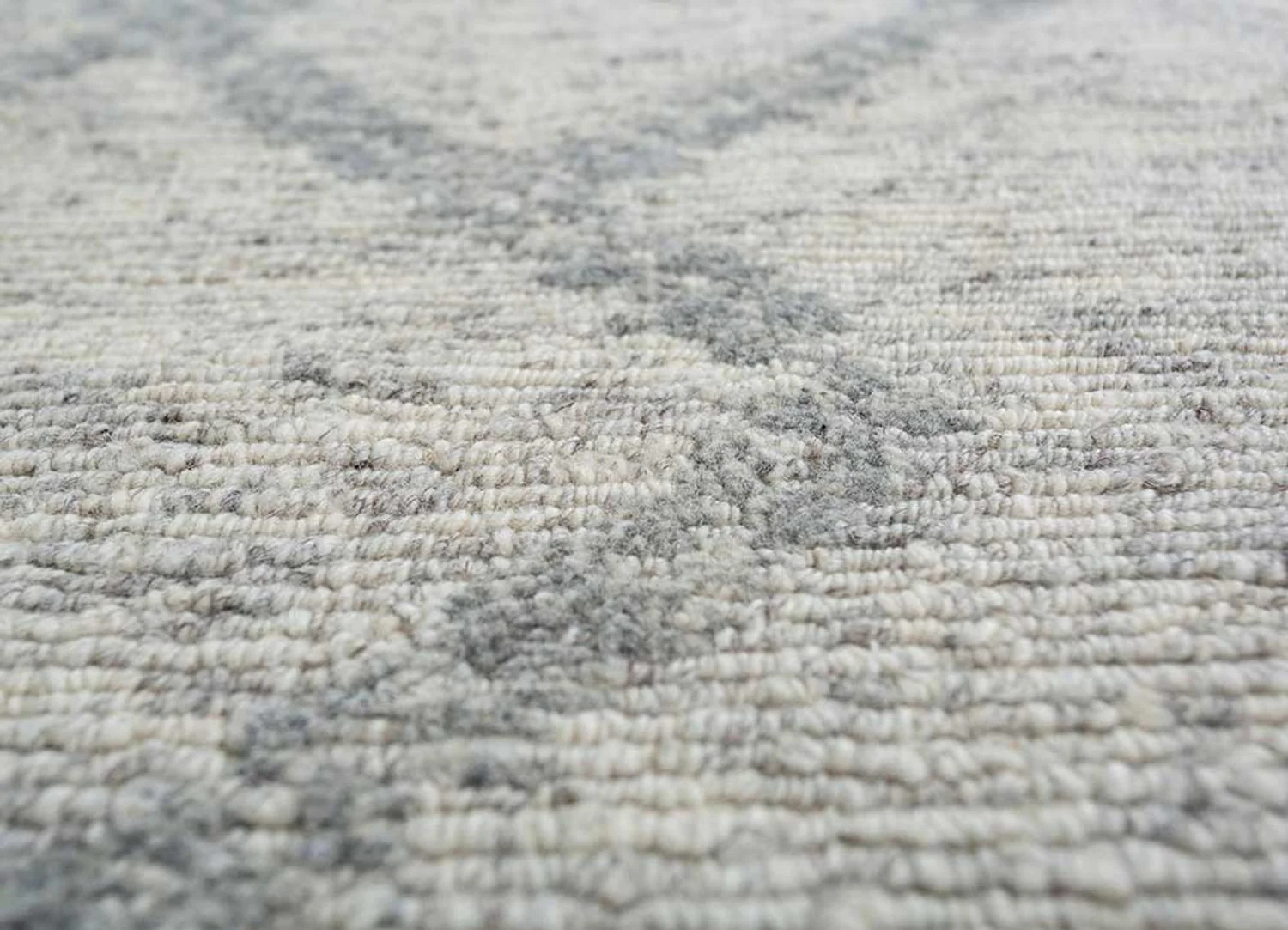 Wollteppich - 300 x 240 cm - silber - Image 4