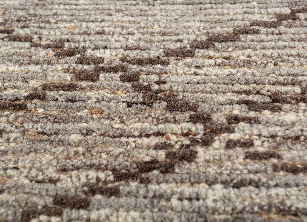 Wollteppich - 300 x 270 cm - dunkelbeige - Image 4