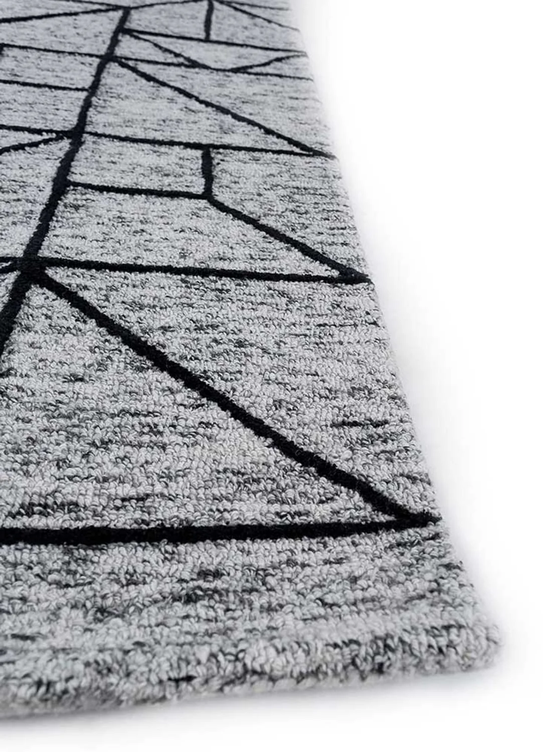 Wollteppich - 330 x 240 cm - grau - Image 3
