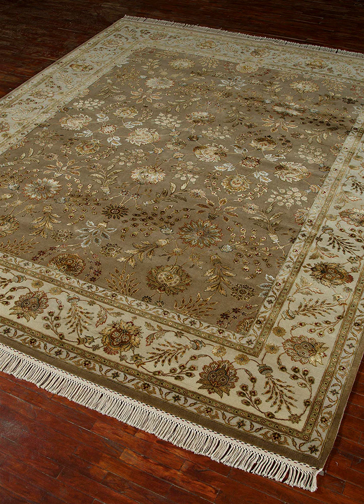 Wollteppich - 360 x 270 cm - beige - Image 2