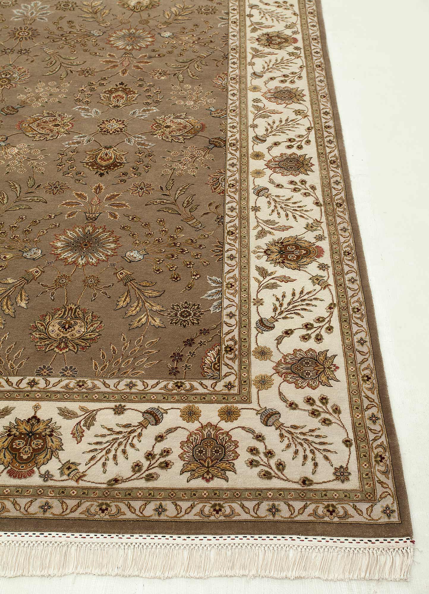 Wollteppich - 360 x 270 cm - beige - Image 3