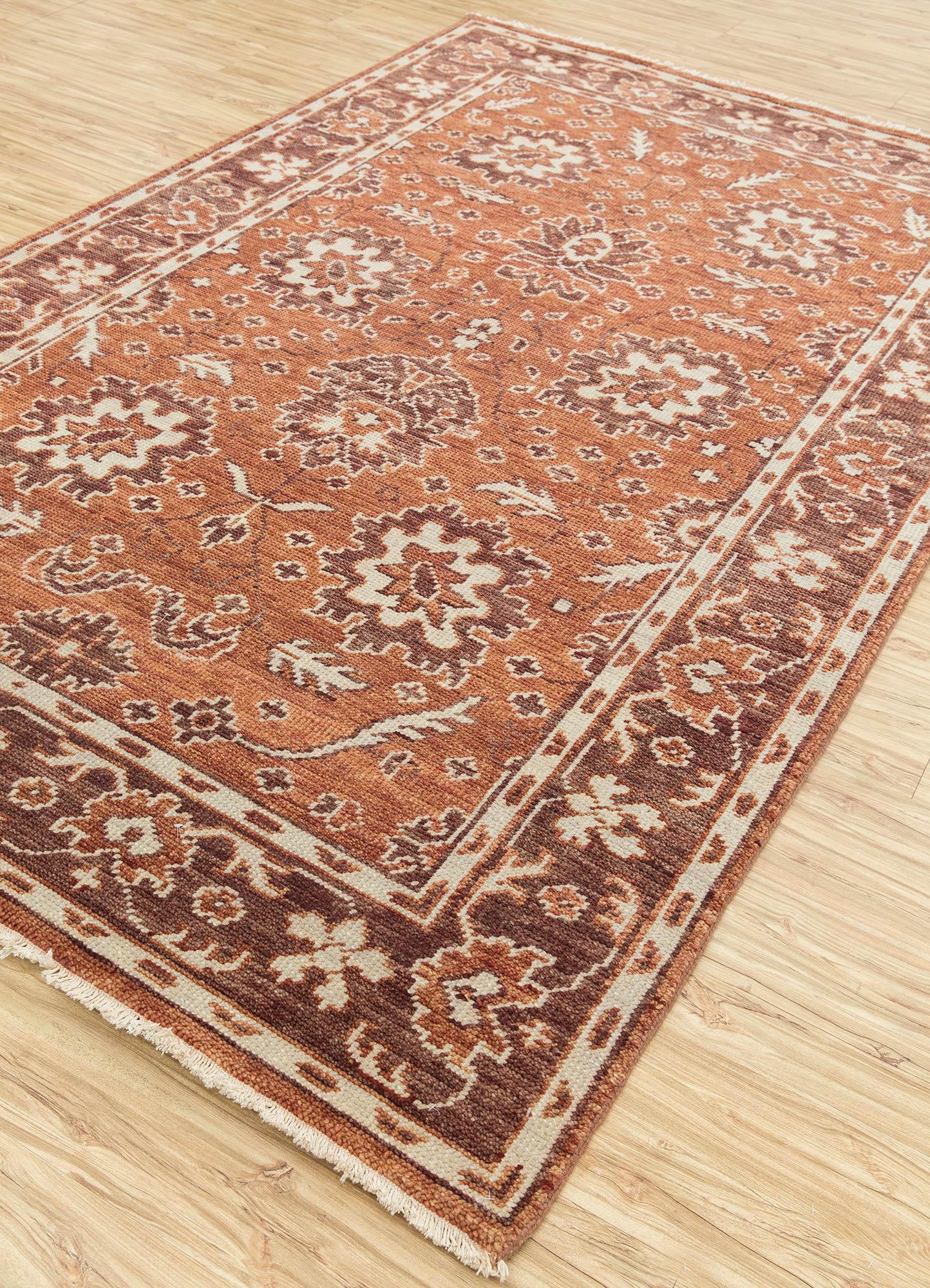 Wollteppich - 360 x 270 cm - orange - Image 2