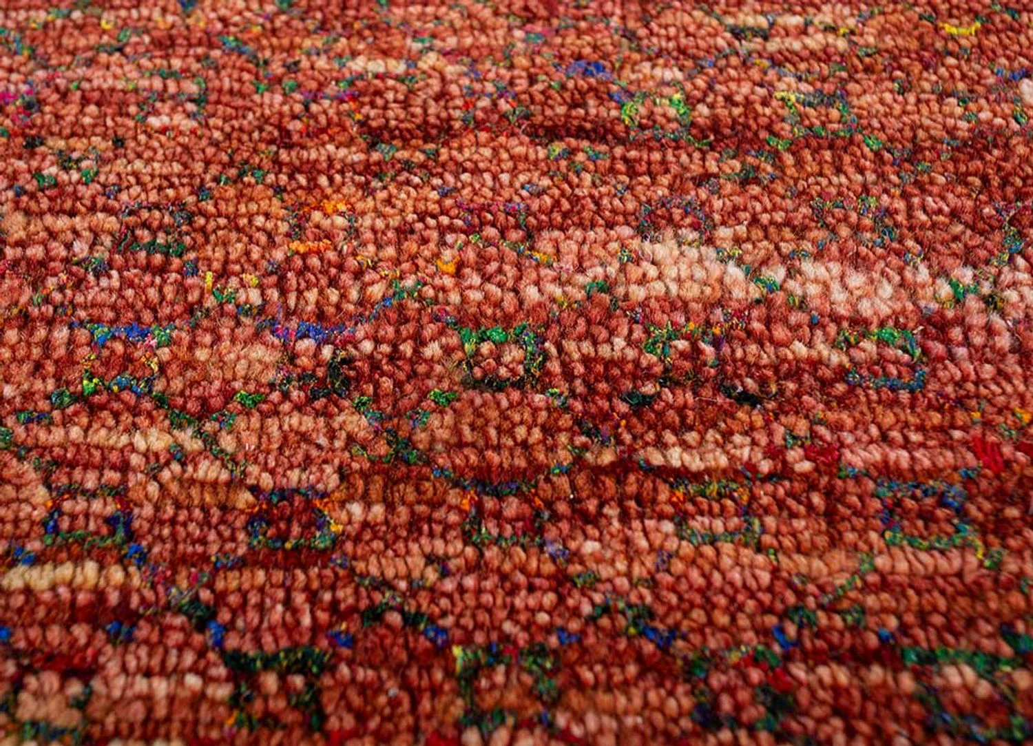 Wollteppich - 360 x 270 cm - rot - Image 5