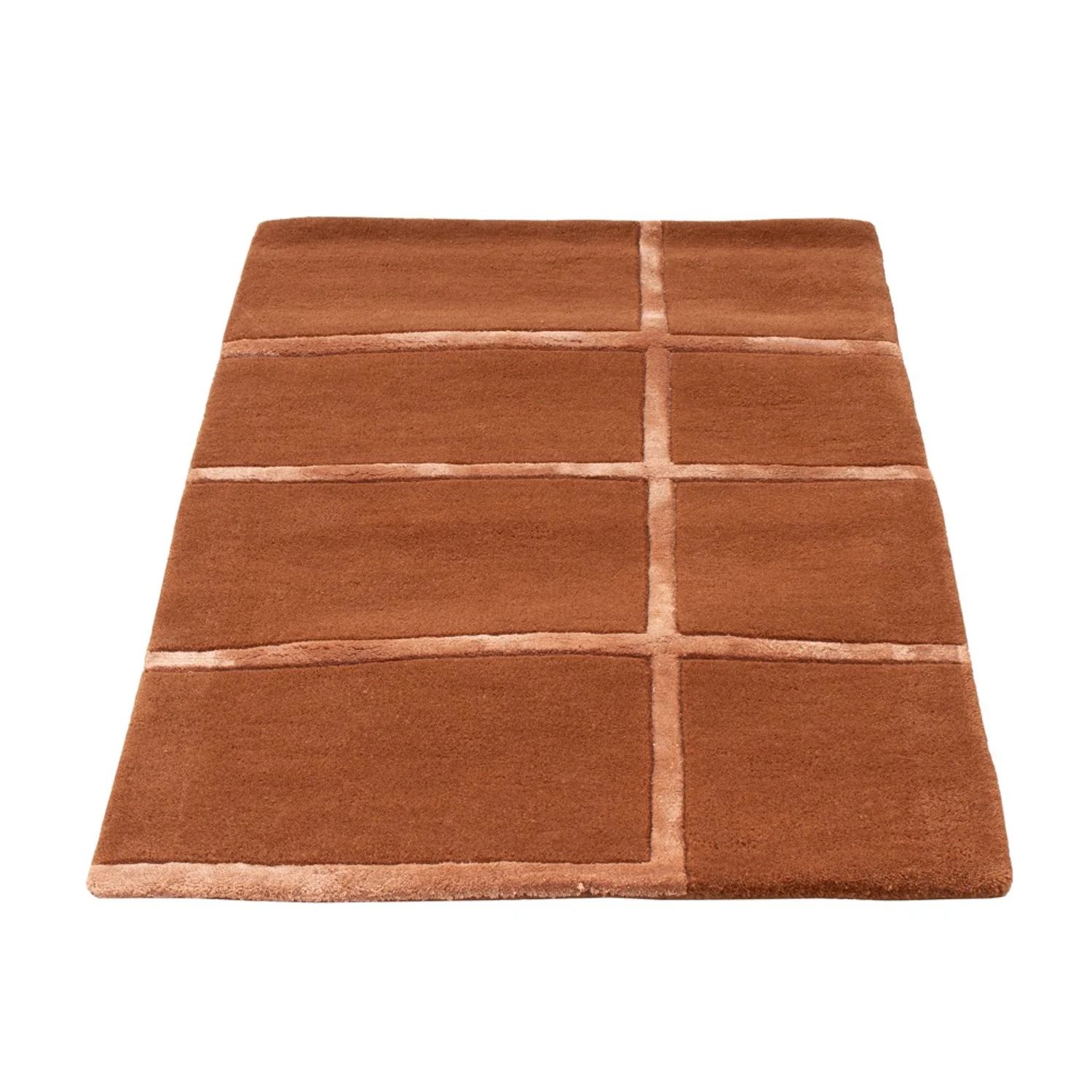 Wollteppich - 90 x 60 cm - braun - Image 5