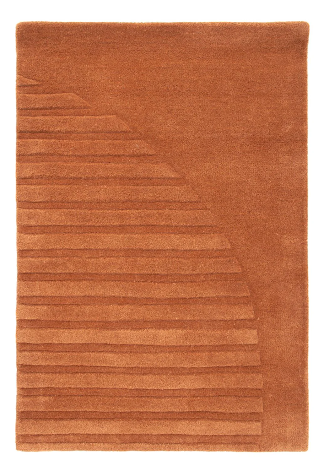 Wollteppich - 90 x 60 cm - braun - Image 6