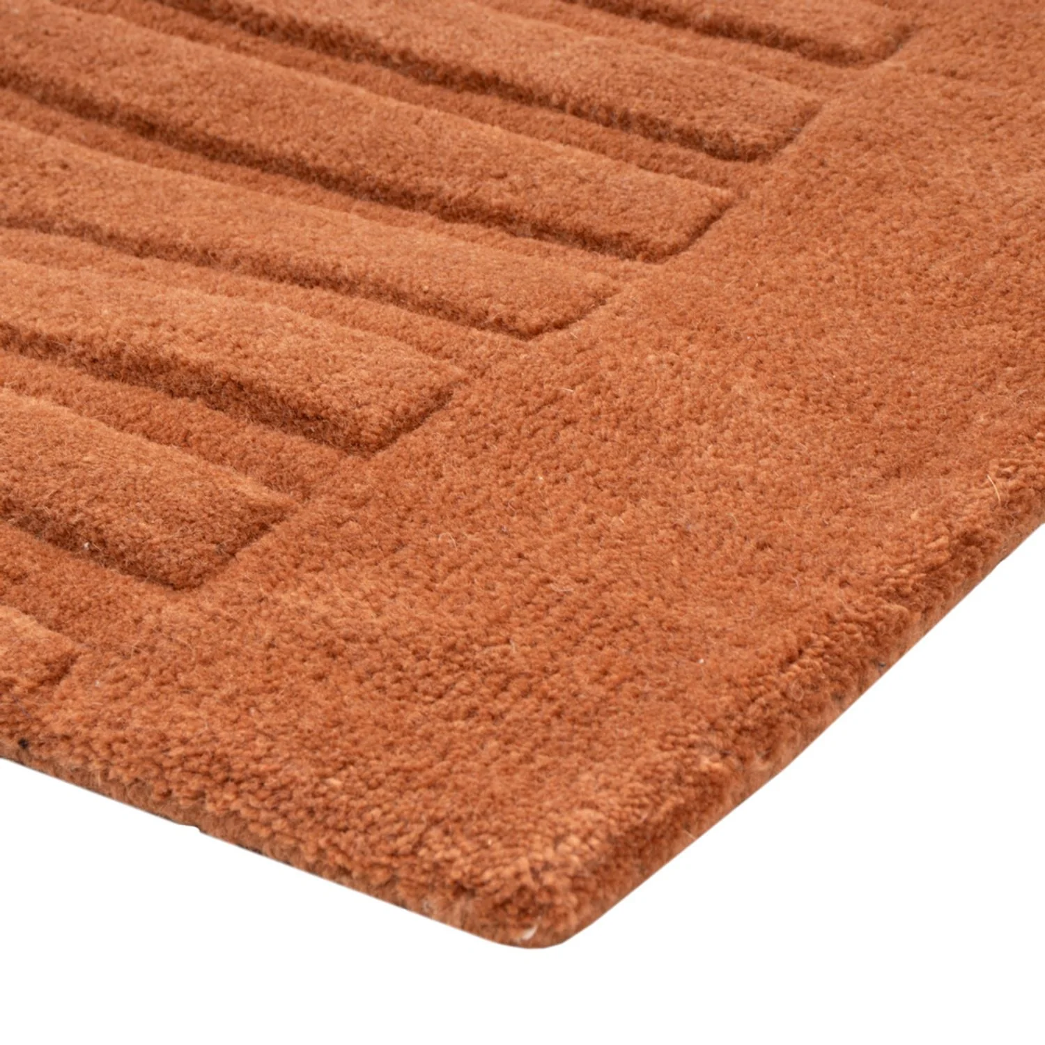 Wollteppich - 90 x 60 cm - braun - Image 9