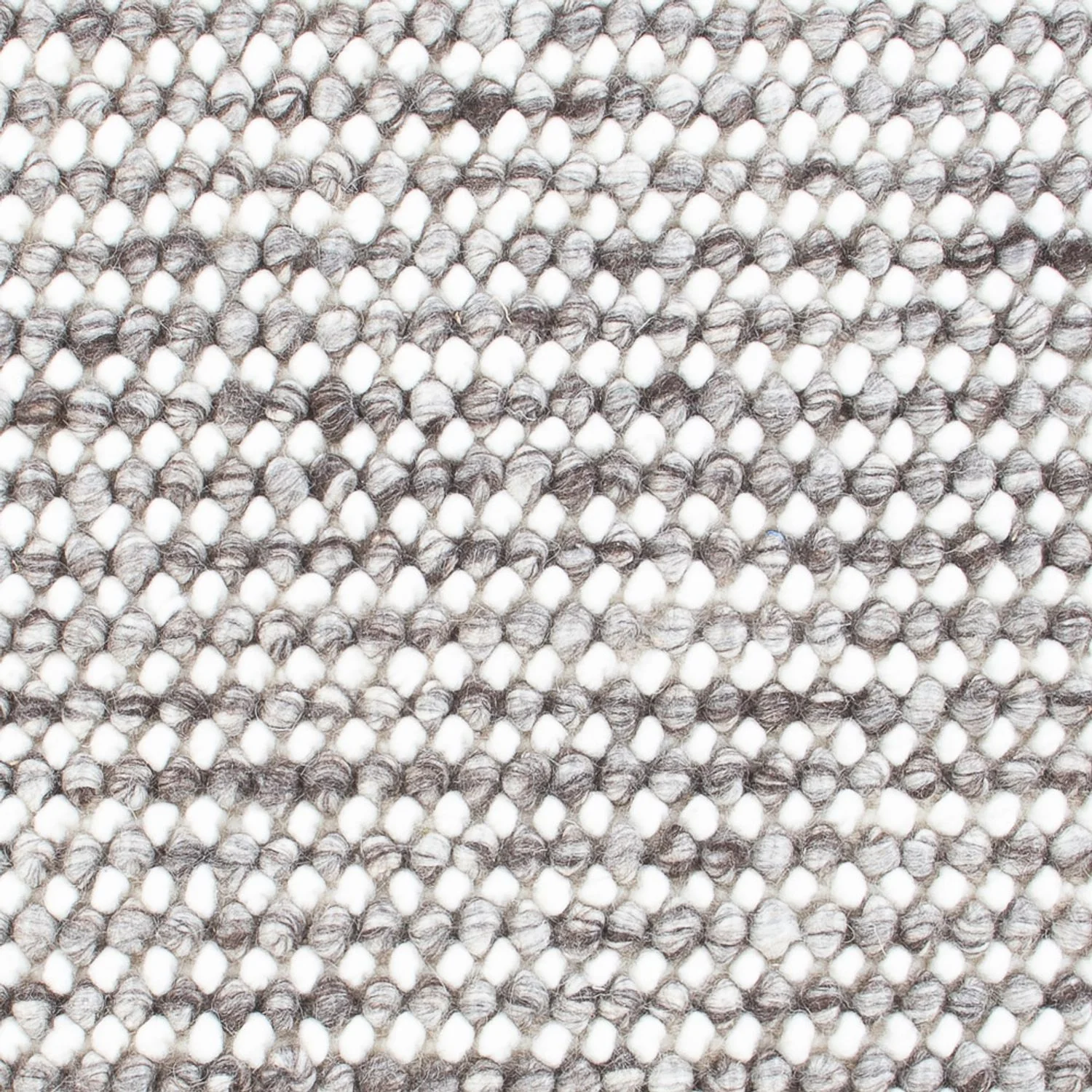 Wollteppich - 94 x 60 cm - grau - Image 2