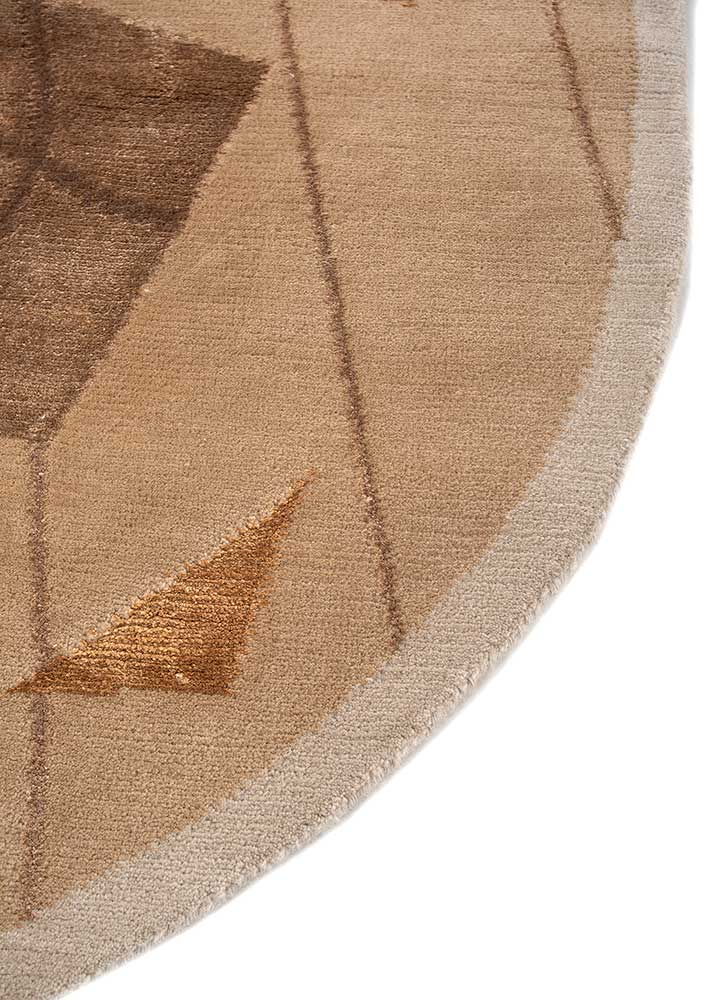 Wollteppich oval - 240 x 150 cm - beige - Image 3