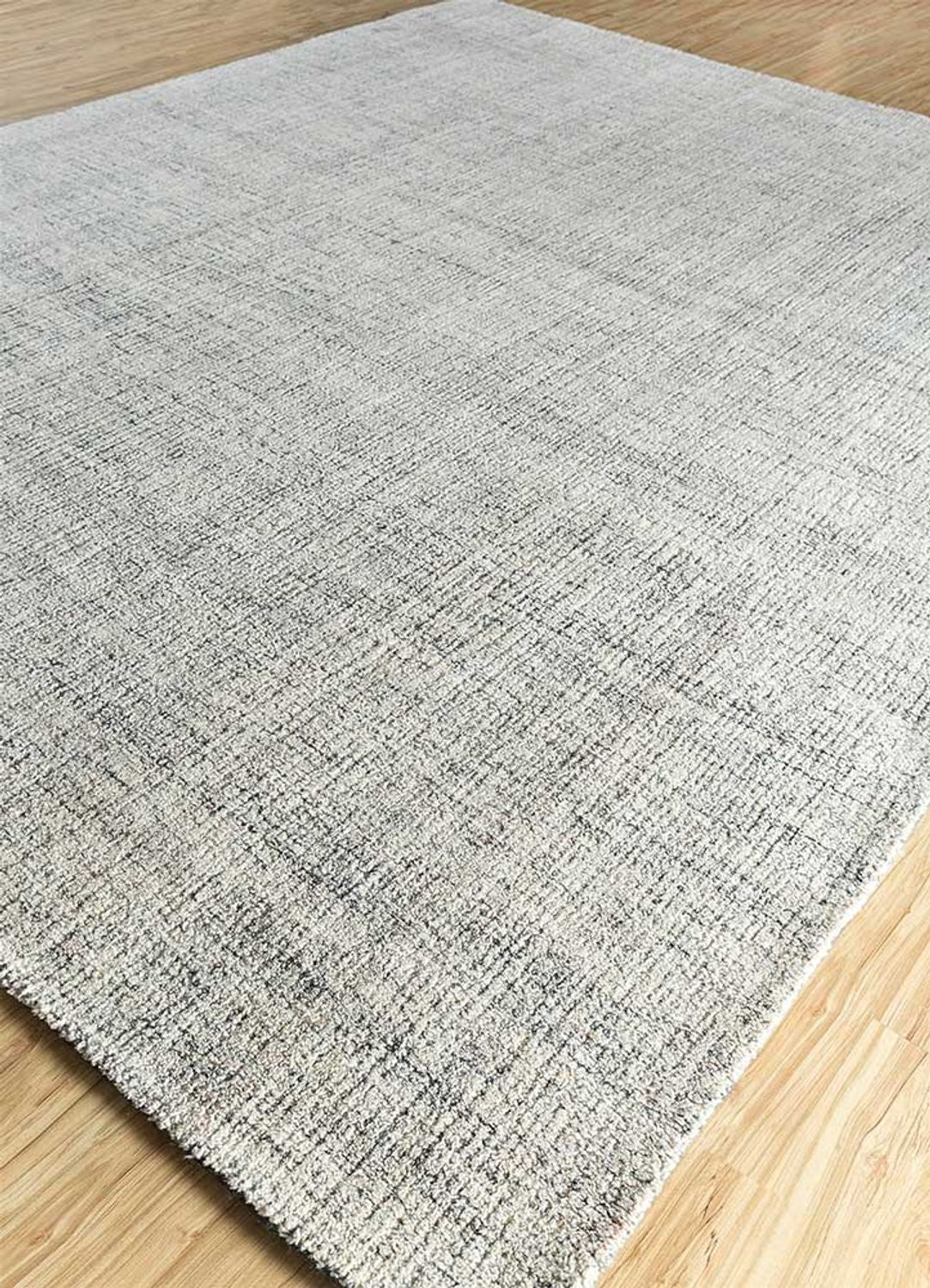 Wollteppich quadratisch  - 120 x 120 cm - hellgrau - Image 2