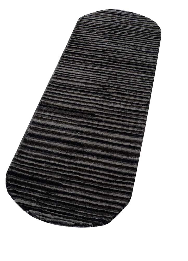 Wollteppich sonderform  - 152 x 55 cm - anthrazit - Image 2