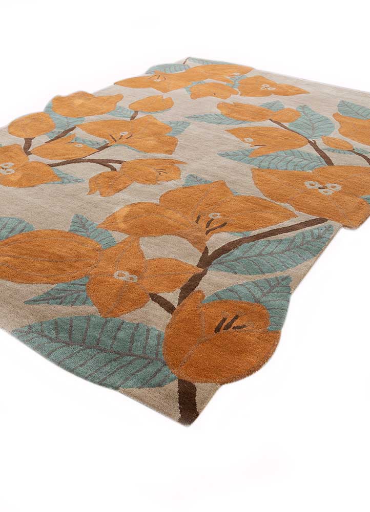 Wollteppich sonderform - 270 x 180 cm - gold - Image 2