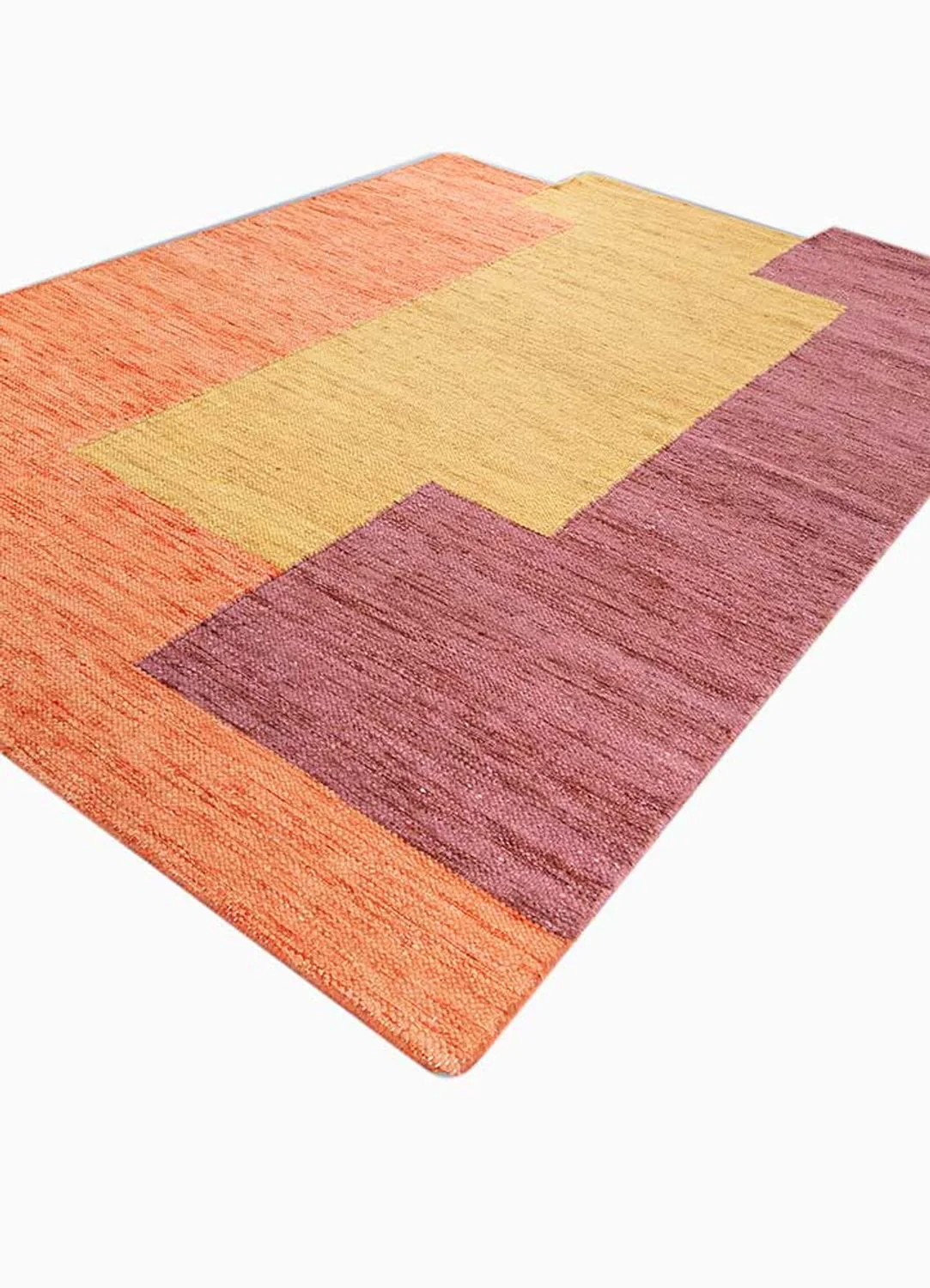 Wollteppich sonderform - 270 x 180 cm - orange - Image 2