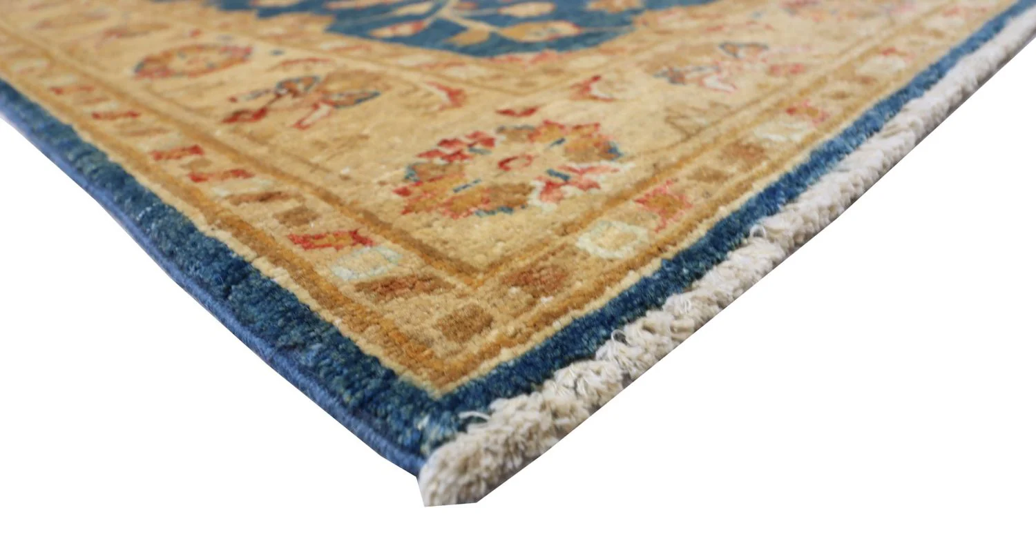 Ziegler Teppich 120 x 80 cm - seeblau - Image 3