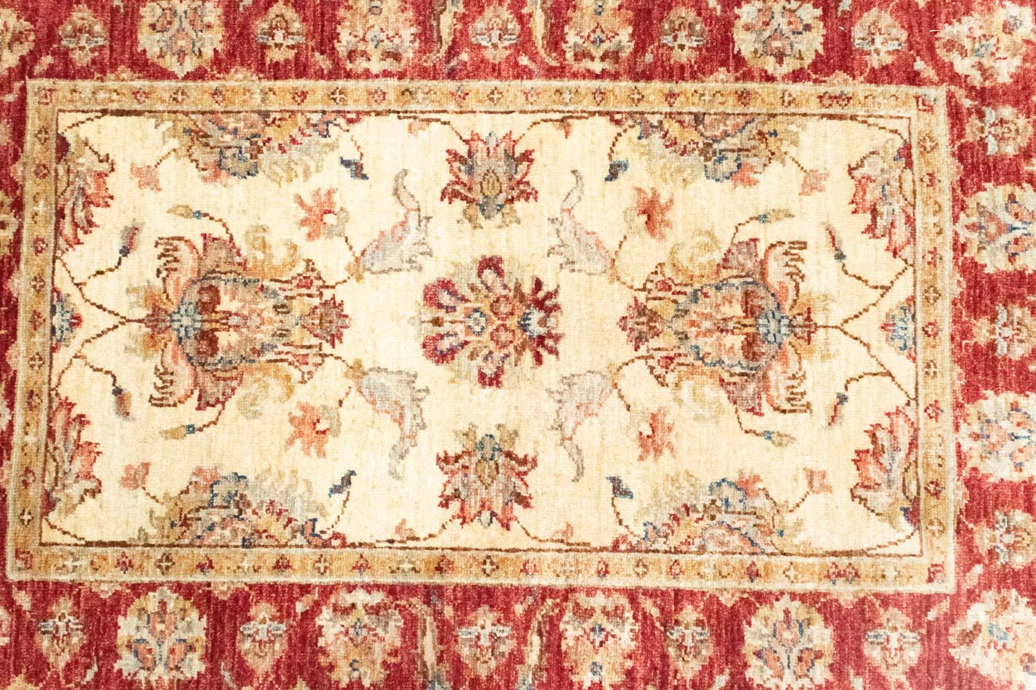 Ziegler Teppich 125 x 80 cm - beige - Image 2