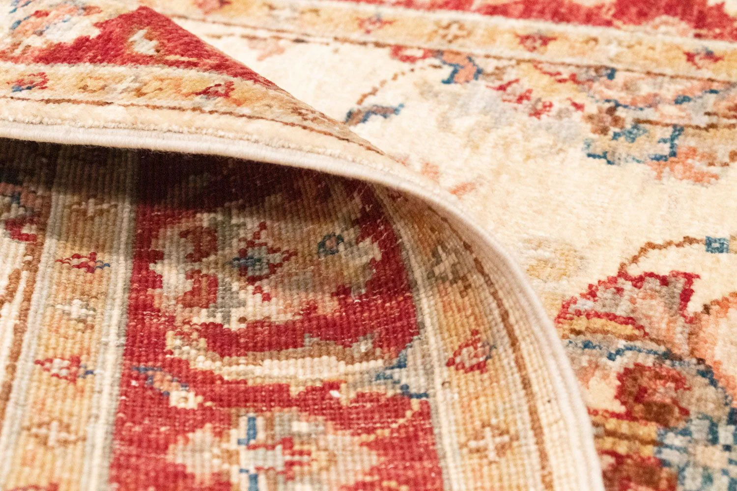 Ziegler Teppich 125 x 80 cm - beige - Image 4