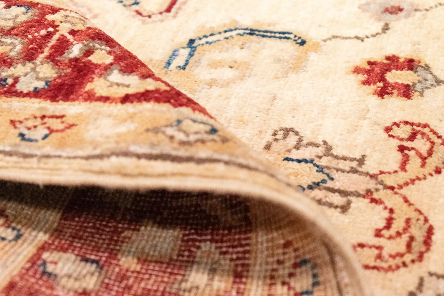 Ziegler Teppich 125 x 85 cm - beige - Image 4