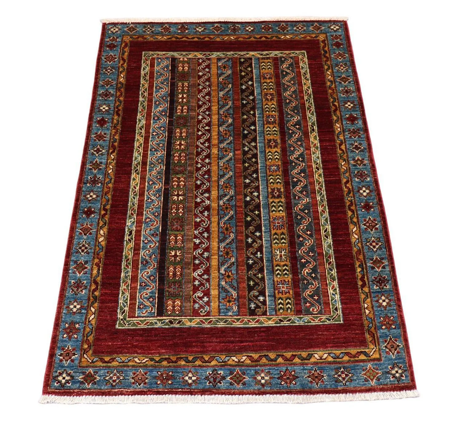 Ziegler Teppich 152 x 105 cm - dunkelrot - Image 2