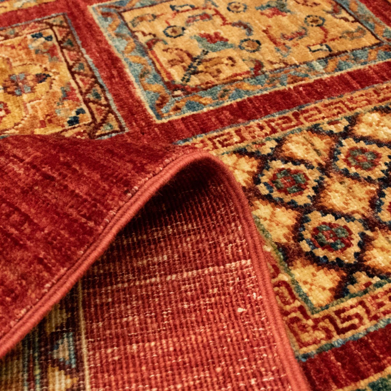 Ziegler Teppich 155 x 99 cm - rot - Image 3