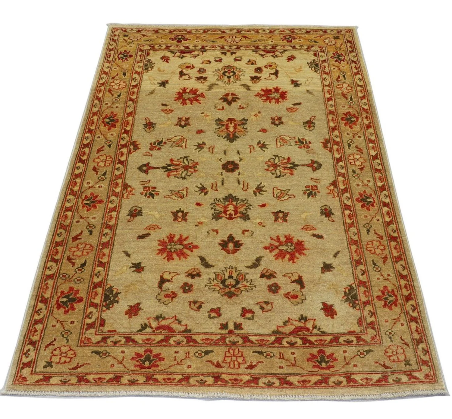 Ziegler Teppich 172 x 114 cm - dunkelbeige