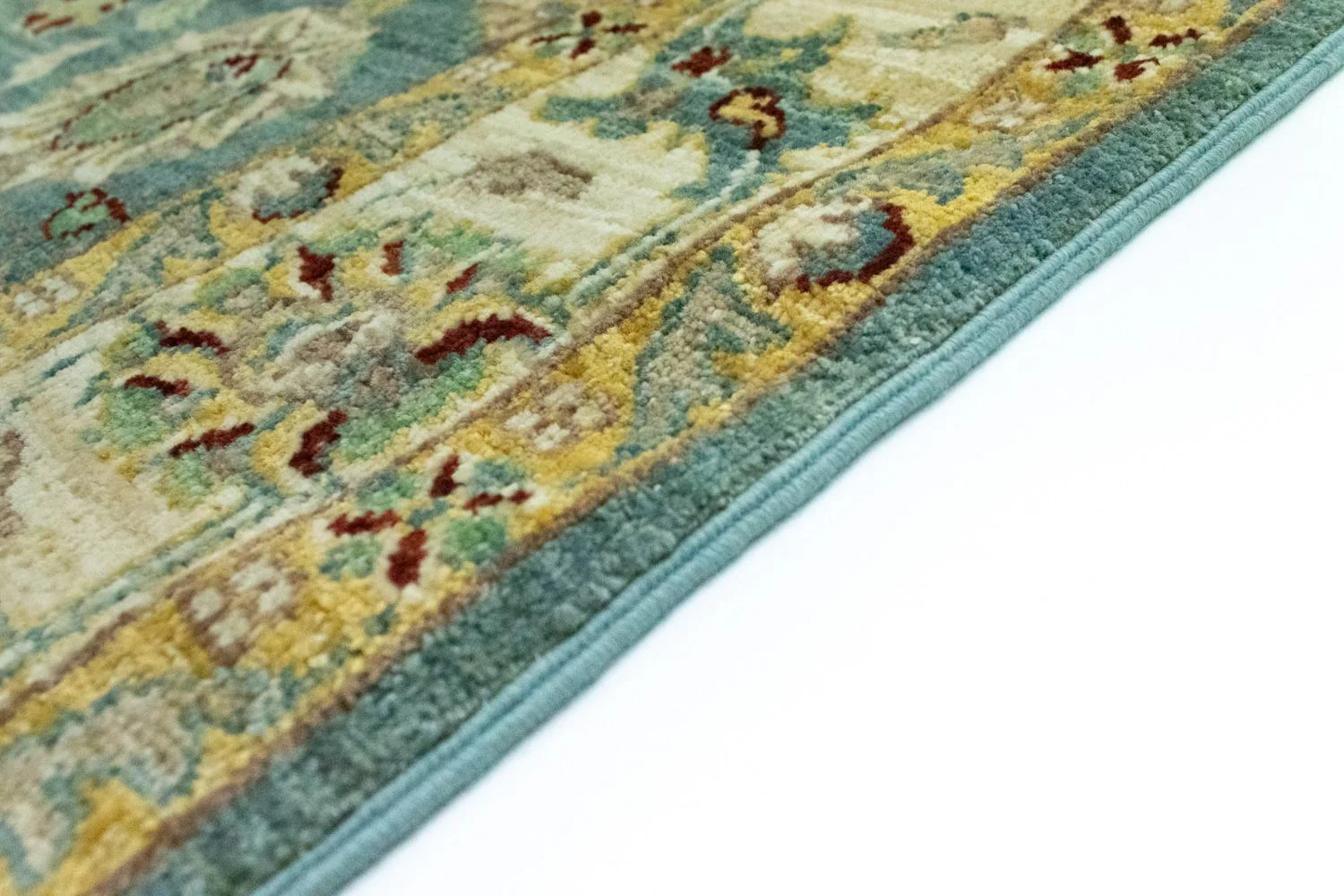 Ziegler Teppich 180 x 120 cm - hellblau - Image 3