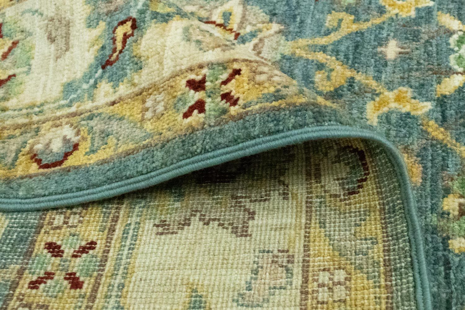 Ziegler Teppich 180 x 120 cm - hellblau - Image 4