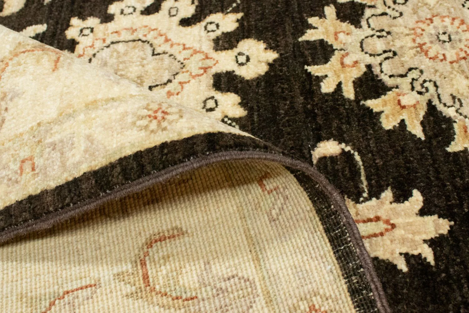 Ziegler Teppich 200 x 144 cm - dunkelgrau - Image 4