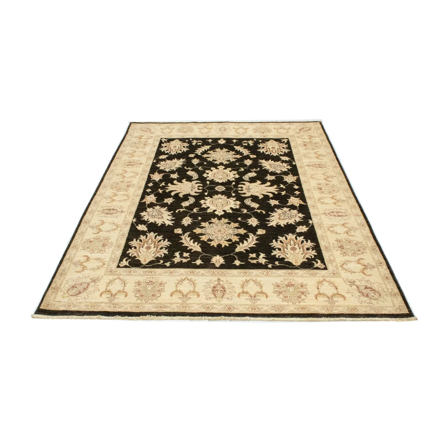 Ziegler Teppich 200 x 144 cm - dunkelgrau - Image 5