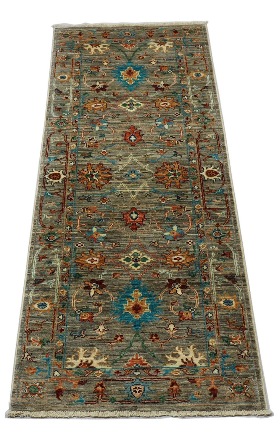 Ziegler Teppich 201 x 77 cm - olivgrün - Image 3