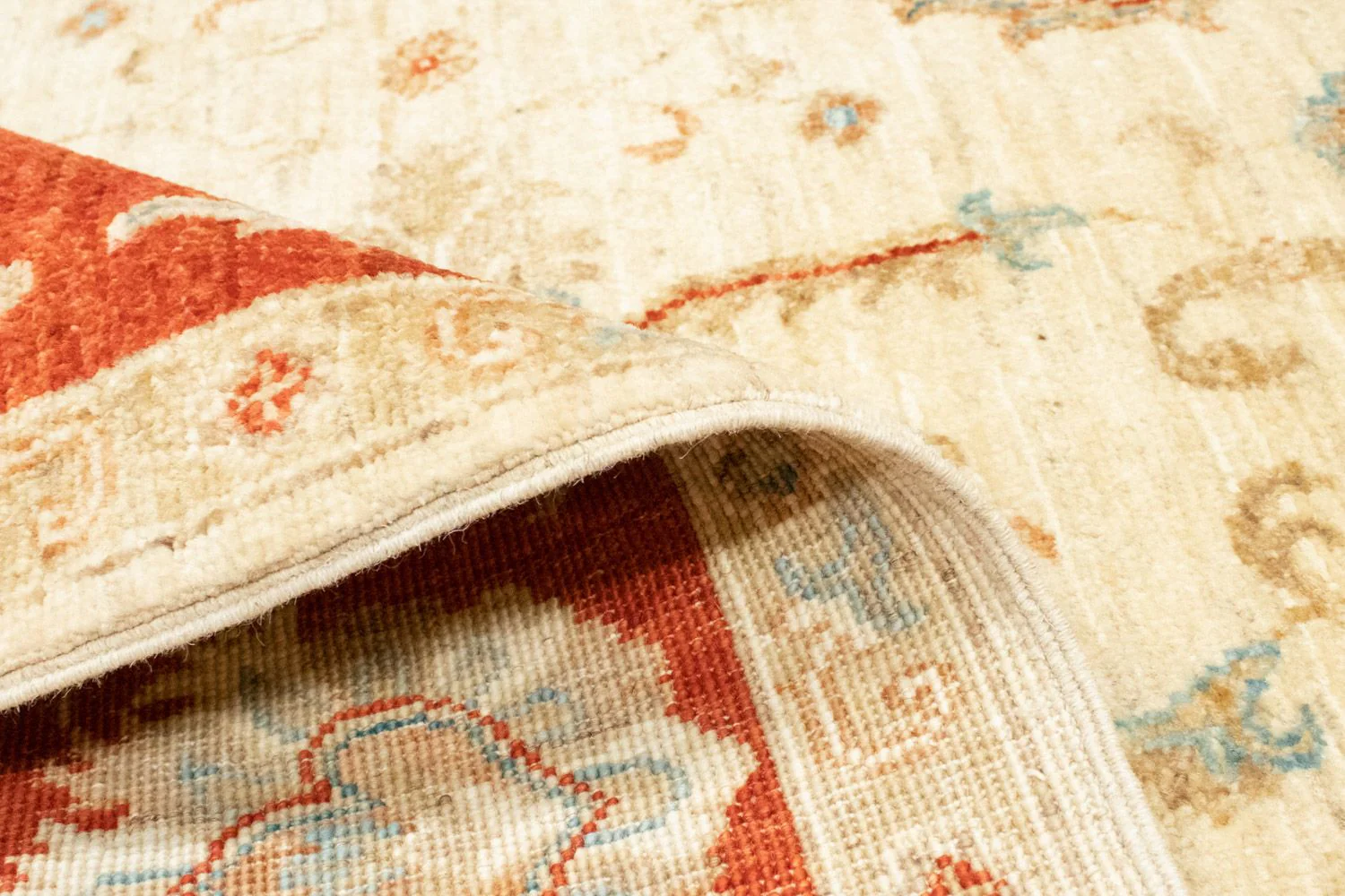 Ziegler Teppich 210 x 150 cm - beige - Image 4